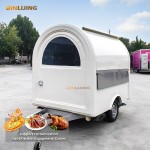 Street Food Truck Supplier - Wholesale 12ft Red Convenient Barbecue Cart