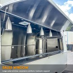 Mobile Caravan Supplier - Pink Towable Fast Food Truck for Sale