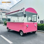 Pizza Caravan Manufacturer - Mini Black Pizza Commercial Taco Cart