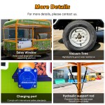 Outdoor Beach Supplier - Custom Ice Cream Trailer Electric 3 Wheels