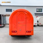 Food Vending Truck Factory - 13ft Red Electric Custom Snack Machines