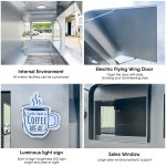 Catering Trailer Factory - Fully Equipped Coffee Ice Cream Fast Food Cart