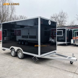 Electric Food Van Factory - Pink Fast Food Snack Hot Dog 12ft Truck