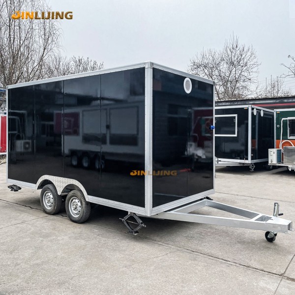 Electric Food Van Factory - Pink Fast Food Snack Hot Dog 12ft Truck