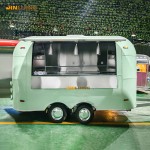 Food Trailer Factory - Fully Equipped Pizza Trailer Coffee Cart Fryer