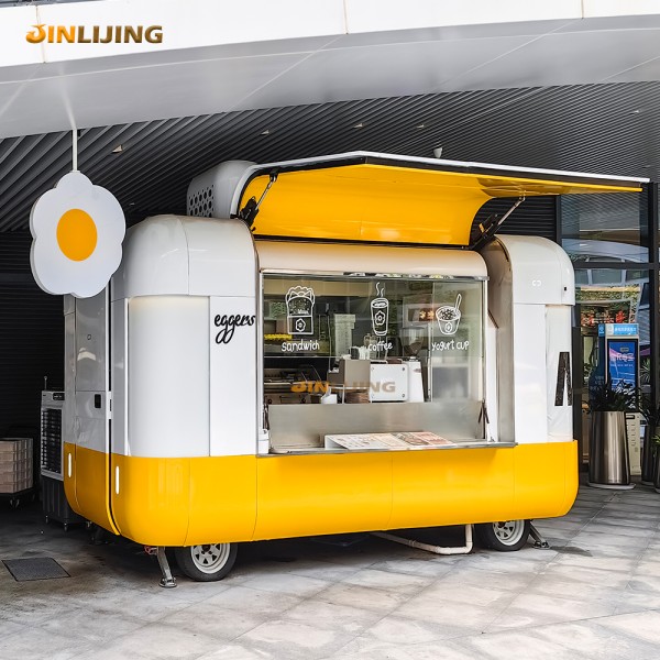 Catering Trailer Factory - Fully Equipped Coffee Ice Cream Fast Food Cart