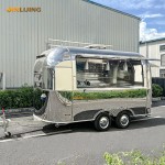 Food Cart Factory - Wholesale Aluminum Mobile Coffee Ice Cream Cart