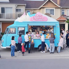 Food Cart Factory - Custom TXW New Design Movable Citroen Cart