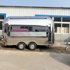Food Trailer Factory - Custom Outdoor Mobile Coffee Hot Dog Cart