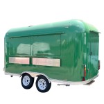 Food Trailer Factory - Custom Stainless Steel Mirrored Style Trailer