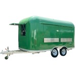 Food Trailer Factory - Custom Stainless Steel Mirrored Style Trailer