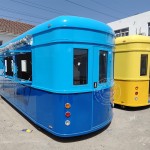 Mobile Food Trailer Factory - Mini Stainless Steel Ice Cream Cart