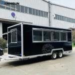 DOT Food Trailer Factory - Mini Truck Glass Windows Hot Dog Cart