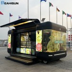 Ice Cream Cart Supplier - Food Van Retro Food Truck Electric USA