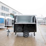 Mobile Food Cart Manufacturer - Blue Round Drink Carts Ice Cream BBQ