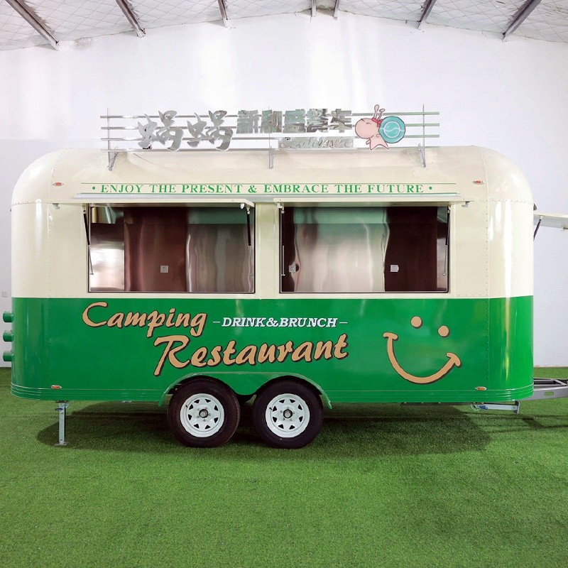 Food Trailer Manufacturer - Galvanized Towable Coffee Enclosed Remolque