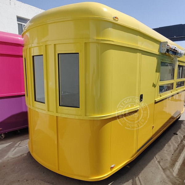 Mobile Food Trailer Factory - Mini Stainless Steel Ice Cream Cart