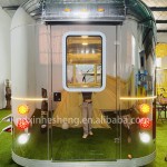 Fiberglass Trailer Supplier - Fully Enclosed Beverage Trailer Full Kitchen