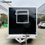 DOT Food Trailer Factory - Mini Truck Glass Windows Hot Dog Cart