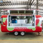Food Truck Factory - 17ft Shipping Container Fryer Coffee Van