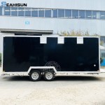 DOT Food Trailer Factory - Mini Truck Glass Windows Hot Dog Cart