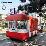 Ice Cream Cart Supplier - Food Van Retro Food Truck Electric USA