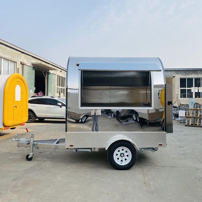 Mobile Food Truck Factory - Van Full Kitchen Mini Portable Trailer