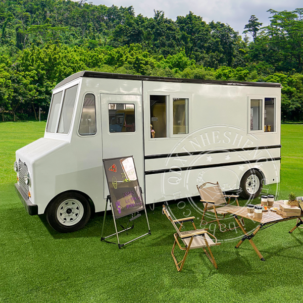 Mobile Kitchen Supplier - Electric Food Truck Coffee Trailer Galvanize