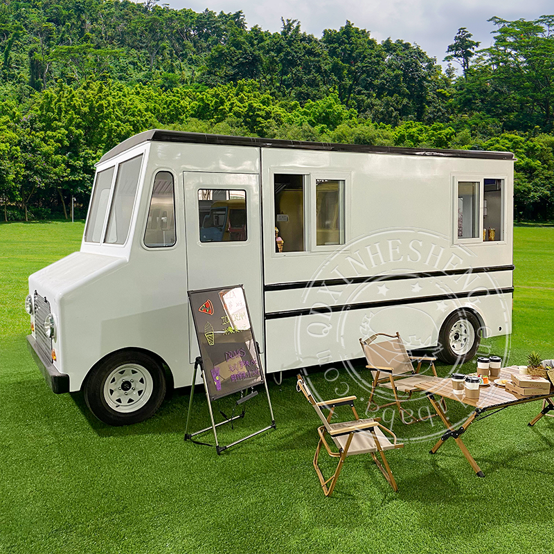 Mobile Kitchen Supplier - Electric Food Truck Coffee Trailer Galvanize