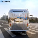 Coffee Trailer Factory - 304 Stainless Steel Towable Fast Food Trailer