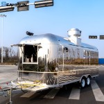 Coffee Trailer Factory - 304 Stainless Steel Towable Fast Food Trailer