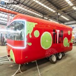 Food Truck Factory - 17ft Shipping Container Fryer Coffee Van