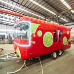Hot Dog Cart Factory - Color Camper Restaurant Equipment Mobile