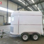 Vintage Trailer Factory - 10ft Fiberglass Horse Trailer Fully Equipped