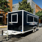 DOT Food Trailer Factory - Mini Truck Glass Windows Hot Dog Cart