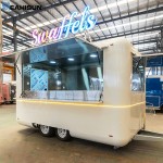 Pizza Truck Supplier - Hot Sell Stainless Steel Concession Trailer