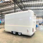 Pizza Truck Supplier - Hot Sell Stainless Steel Concession Trailer