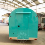 Snack Cart Factory - 2.5m Coffee Cart Cheap Bistro Trailer