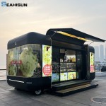 Ice Cream Cart Supplier - Food Van Retro Food Truck Electric USA