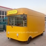 Food Trailer Supplier - Hot Dog Cart Colored Food Trailer Coffee