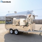 Food Trailer Factory - New 304 Stainless Steel Style Trailer Full Kitchen