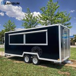 DOT Food Trailer Factory - Mini Truck Glass Windows Hot Dog Cart