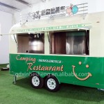 Food Trailer Manufacturer - Galvanized Towable Coffee Enclosed Remolque