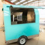 Snack Cart Factory - 2.5m Coffee Cart Cheap Bistro Trailer