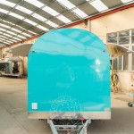 Snack Cart Factory - 2.5m Coffee Cart Cheap Bistro Trailer