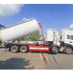 Powder Truck Factory - Custom HOWO 25 Square Conveyor