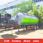 Sewage Trailer Factory - Custom 16-22cbm Vacuum Tanker