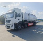 Powder Truck Factory - Custom HOWO 25 Square Conveyor