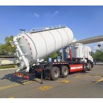 Powder Truck Factory - Custom HOWO 25 Square Conveyor