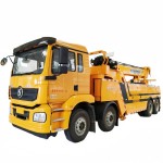Tow Truck Factory - Custom Shacman 8x4 Flatbed Wrecker